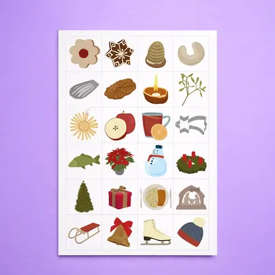 Pexeso Vánoce - detail 5